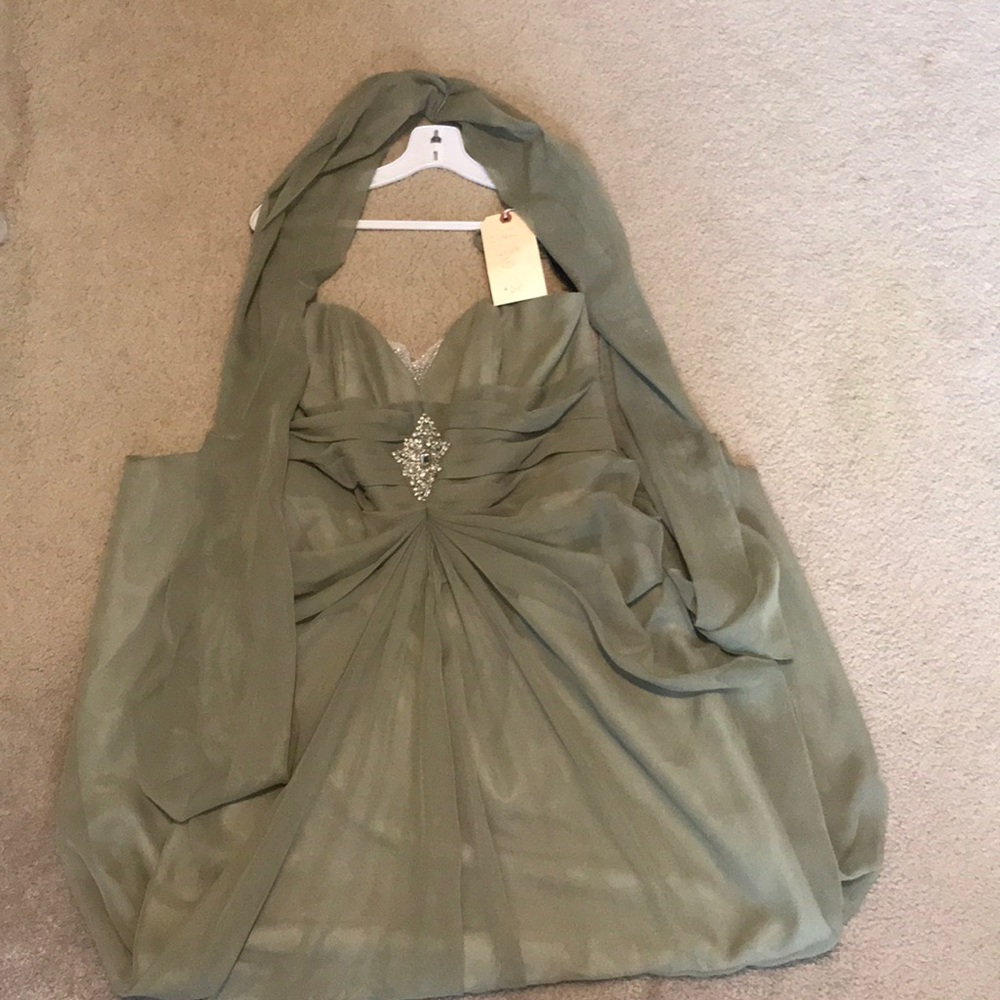 Formal Green Long Dress